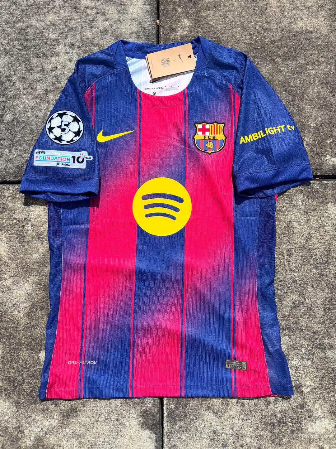 BARCELONA HOME LAMINE YAMAL 10+ patche champion league