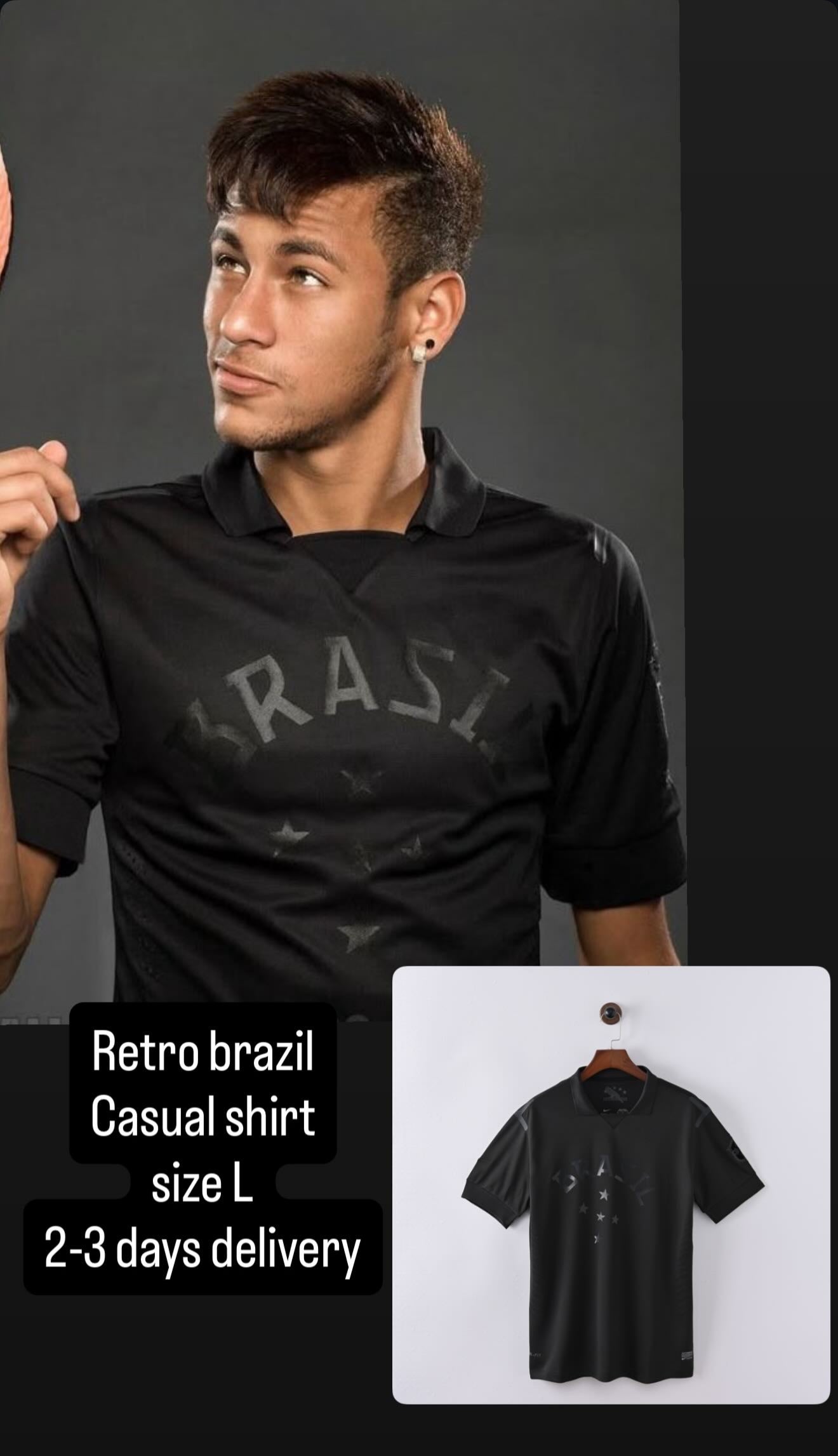 Retro Brazil casual shirt