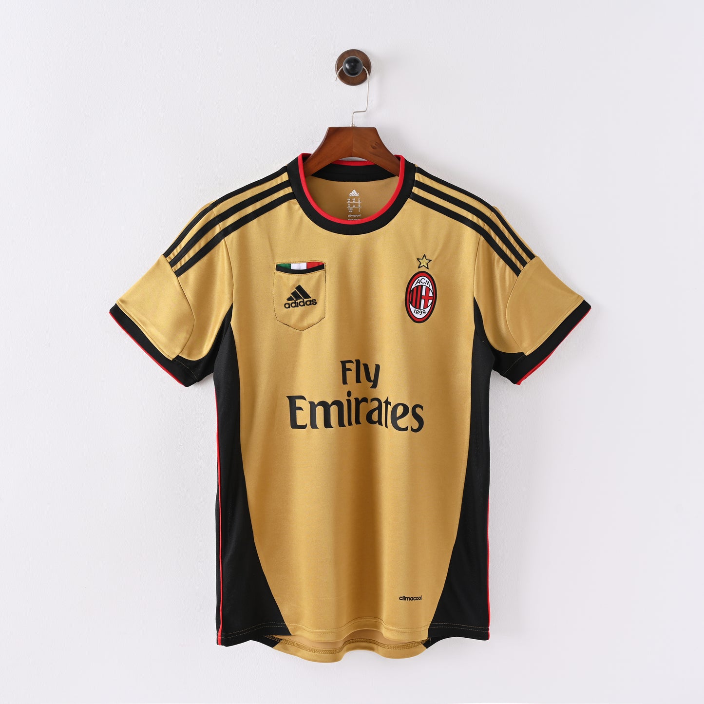 Milan Retro Gold shirt