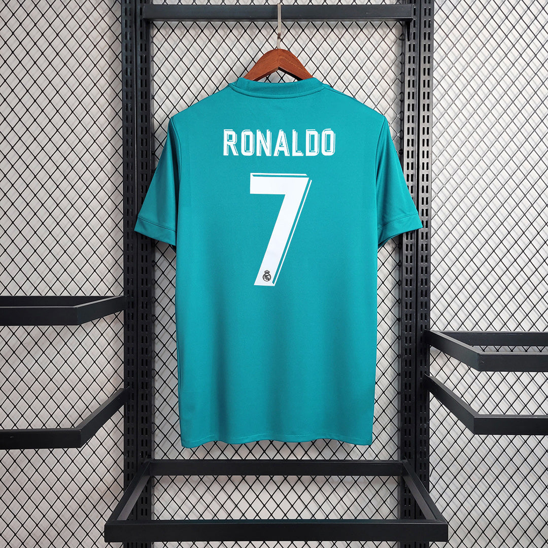 Real Madrid Retro Away kit 2017 + Ronaldo 7 on Back