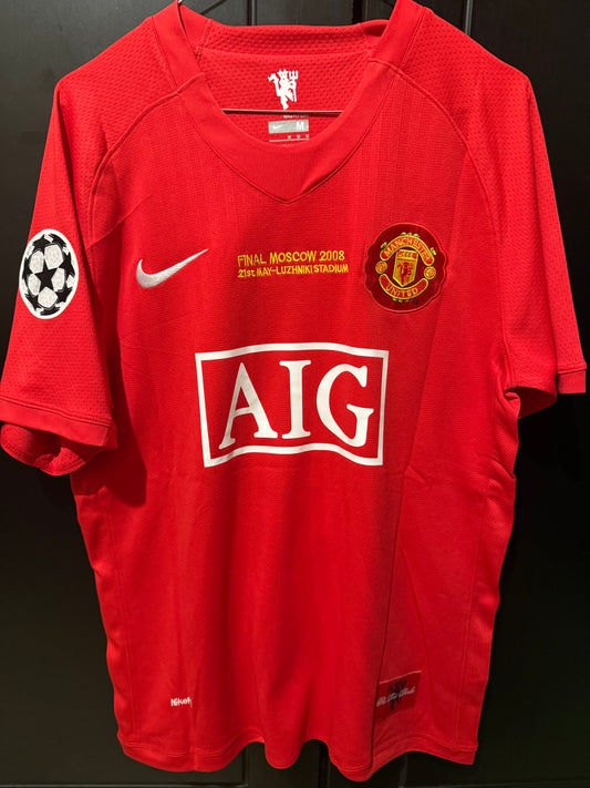 Ronaldo sign kit Retro Man united 2008 final champion kit