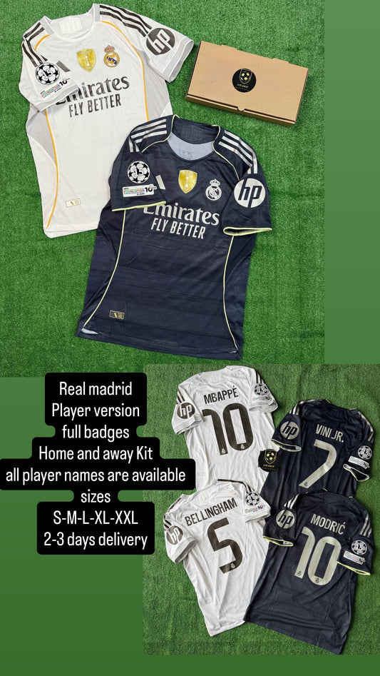 Special box for real madrid player version +Gift