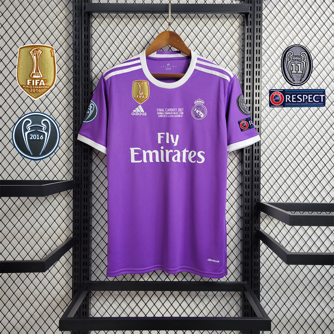 Real Madrid Retro Final Cardiff 2017 + (Ronaldo 7 and full patches )