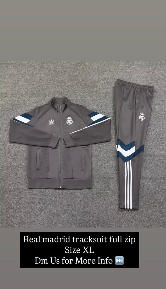 Real Madrid Tracksuit full zip