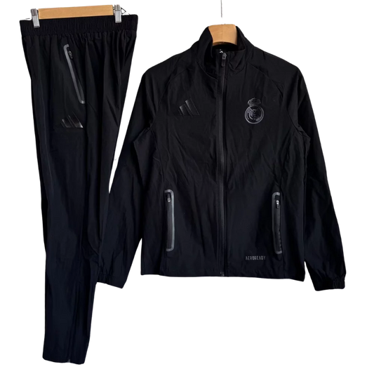 Real madrid Full black tracksuit 25/26
