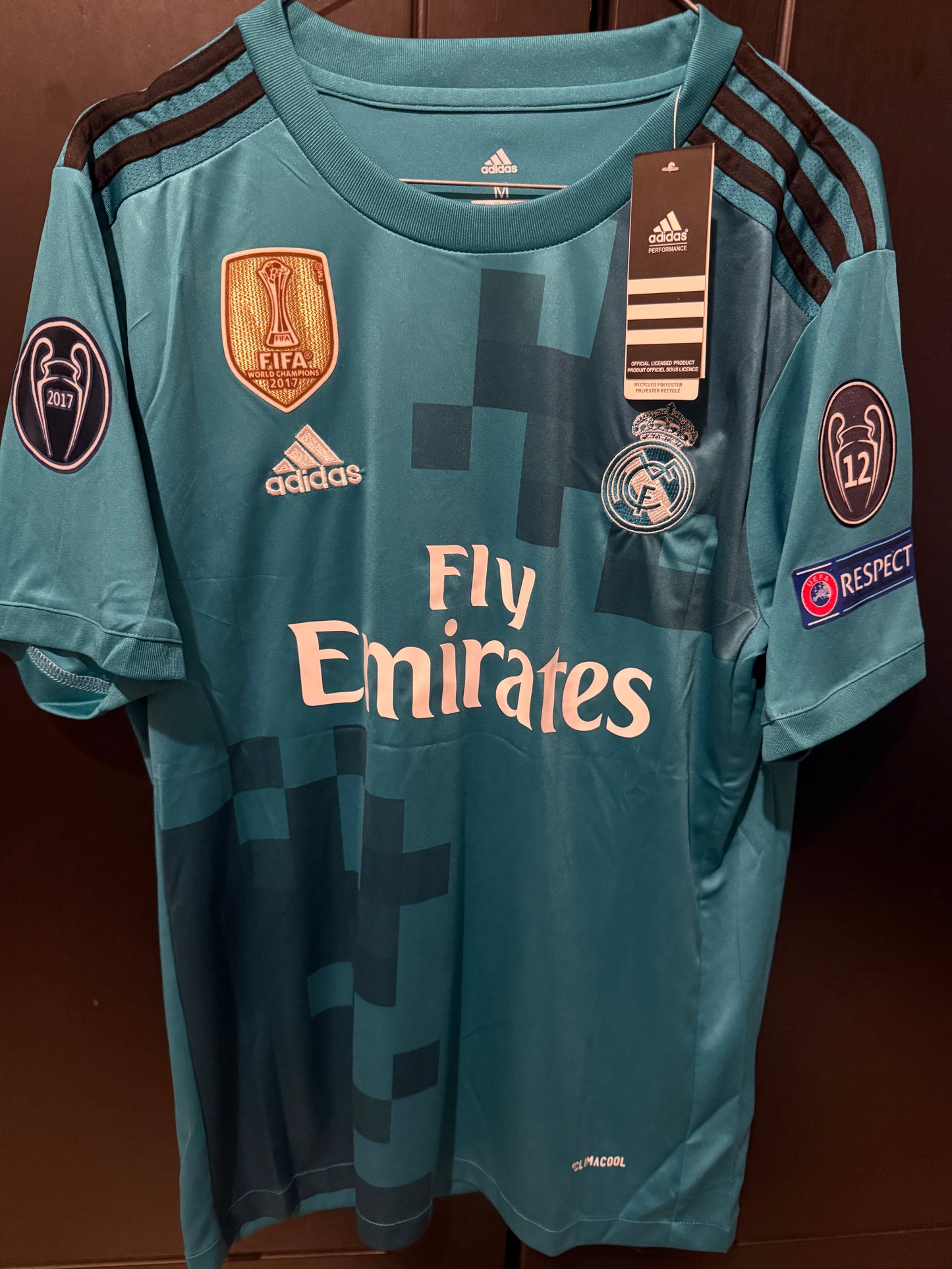 real madrid away 2017/2108 ronaldo sign kit